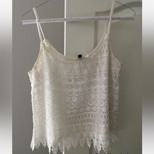 Lace Spaghetti Strap Top